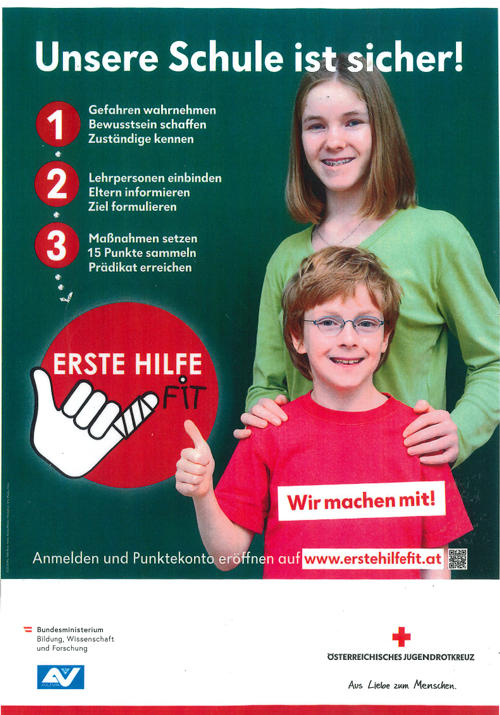 Auszeichnung Erste Hilfe FIT